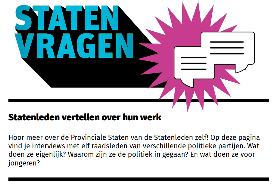Statenvragen – interviews Provinciale Statenleden