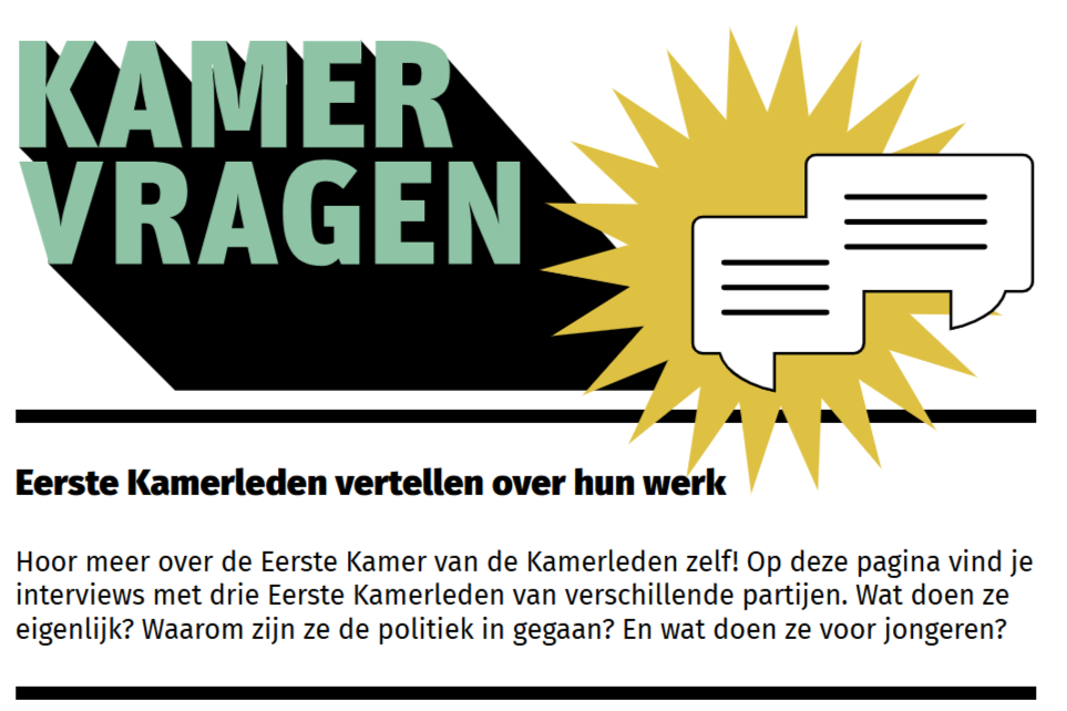 Kamervragen – interviews Eerste Kamerleden