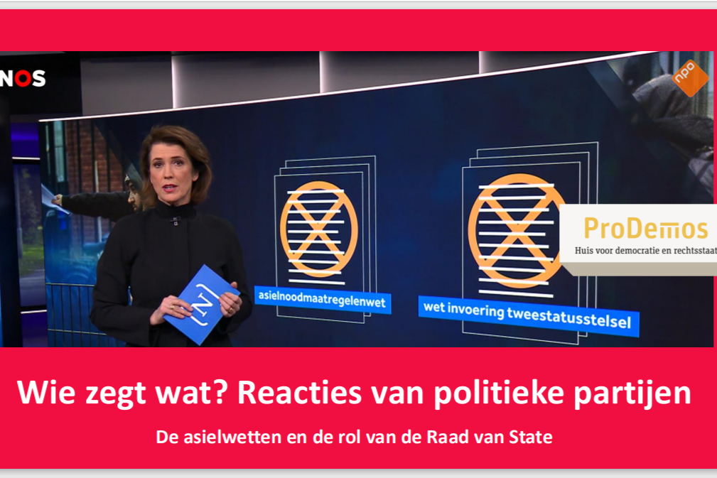Raad van State en asielwetten – Reacties politieke partijen