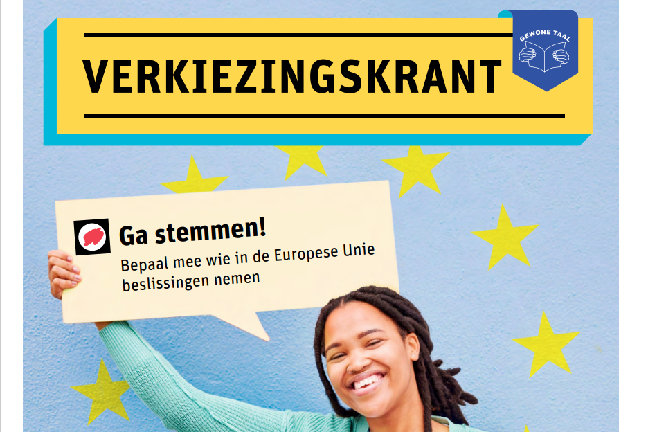 Verkiezingskrant in gewone taal (Europees Parlement 2024)