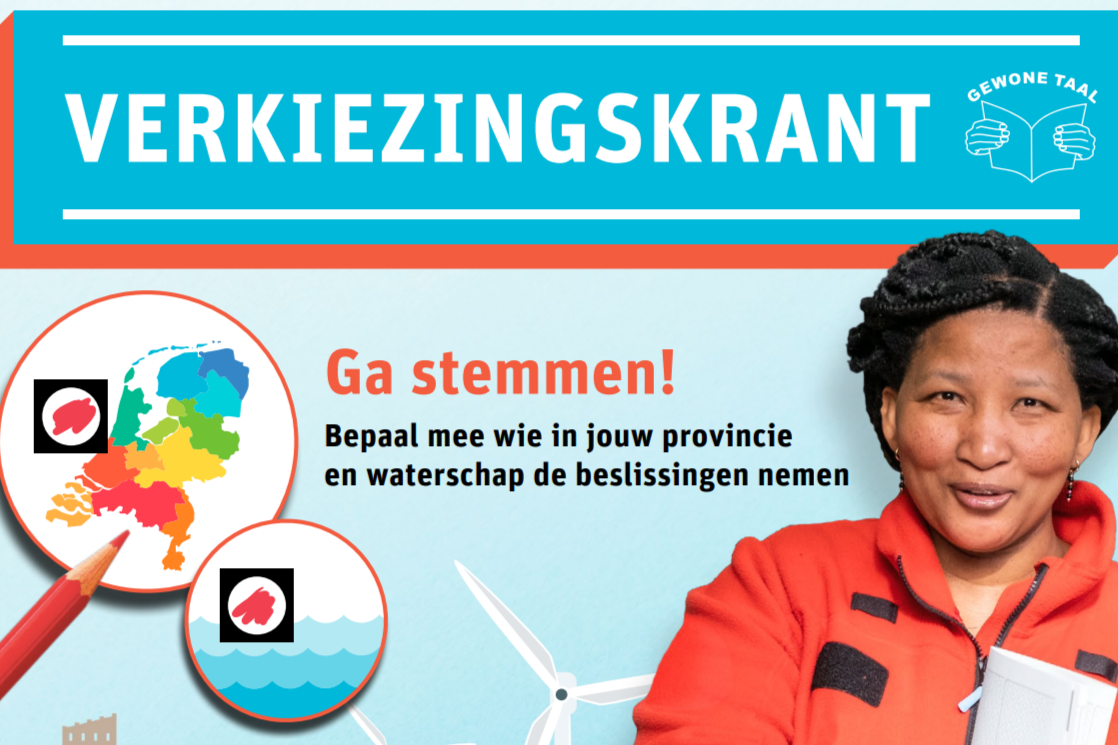 Verkiezingskrant in gewone taal (provincie)