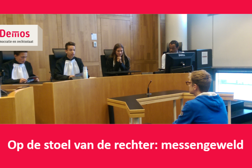 Politiek in Praktijk – Op de stoel van de rechter: messengeweld