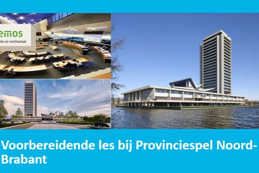 Voorbereidende les Provinciespel Noord-Brabant