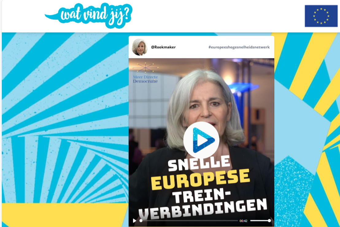 Wat vind jij? – Plannen (oud-)Europarlementariërs